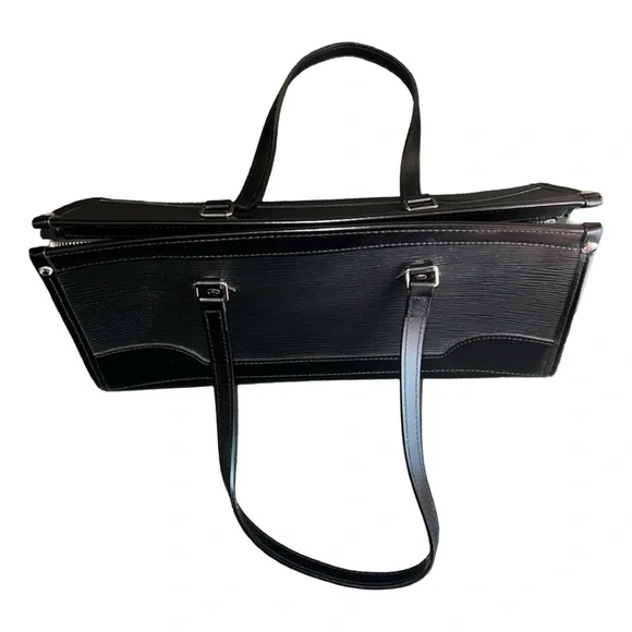 LOUIS VUITTON Madeleine PM Epi Leather Black Shoulder Bag Handbag Purse